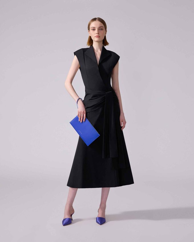 Sleeveless Wrap Dress