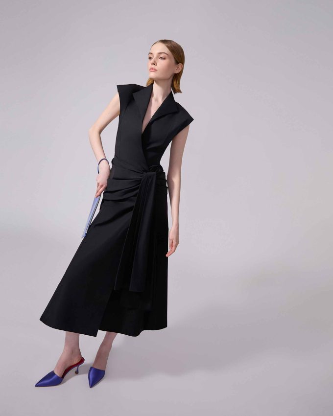 Sleeveless Wrap Dress