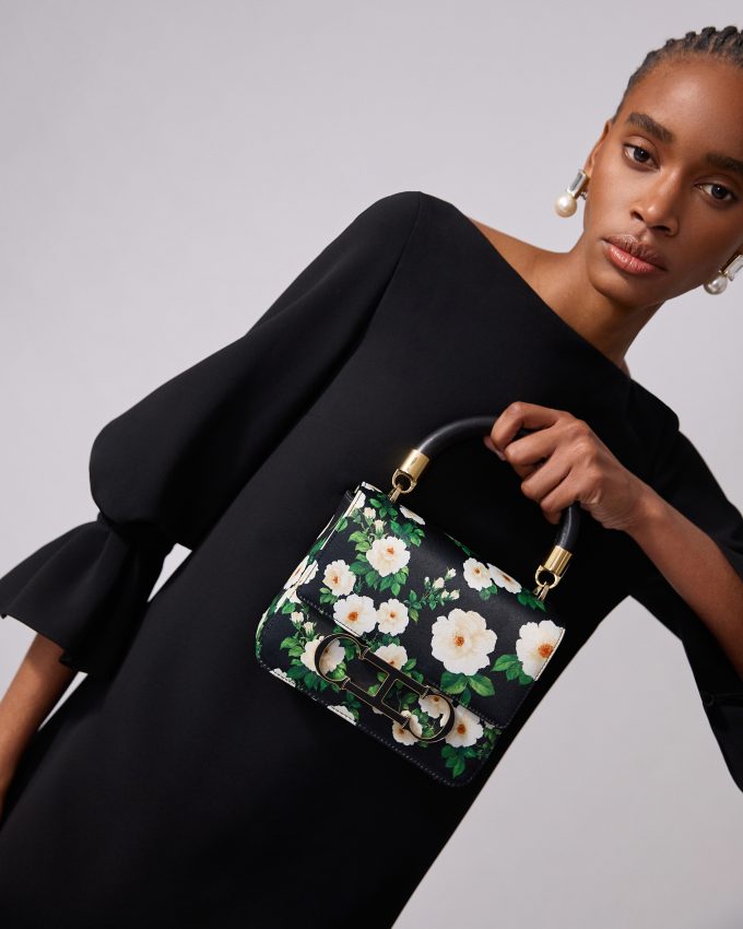 Initials Insignia Top Handle - Medium Handbag