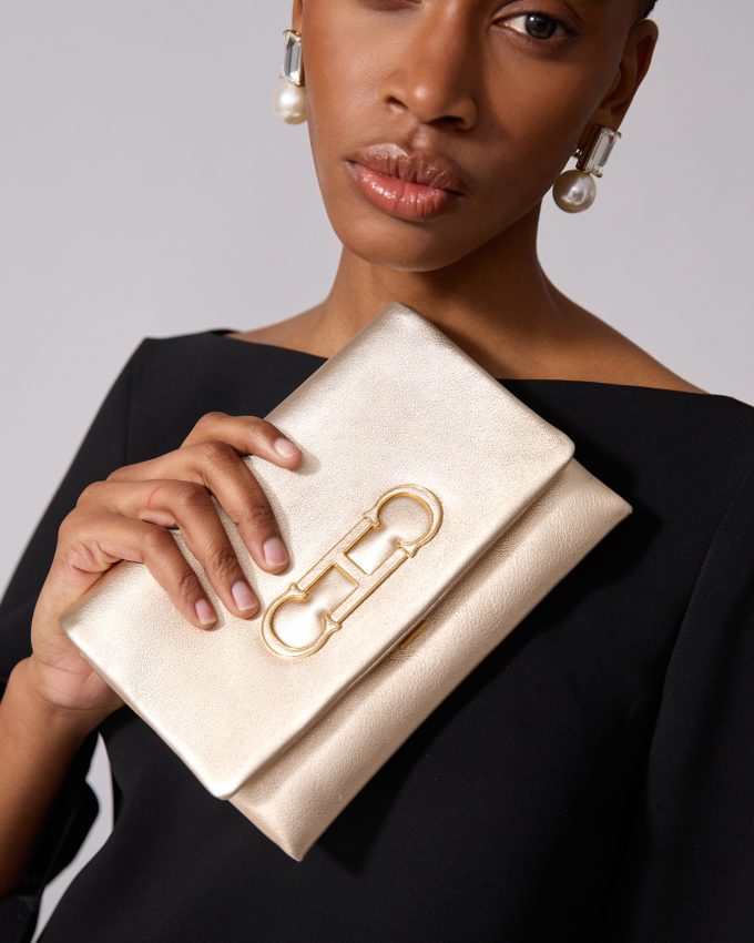 Initials Insignia Soft - Small Clutch