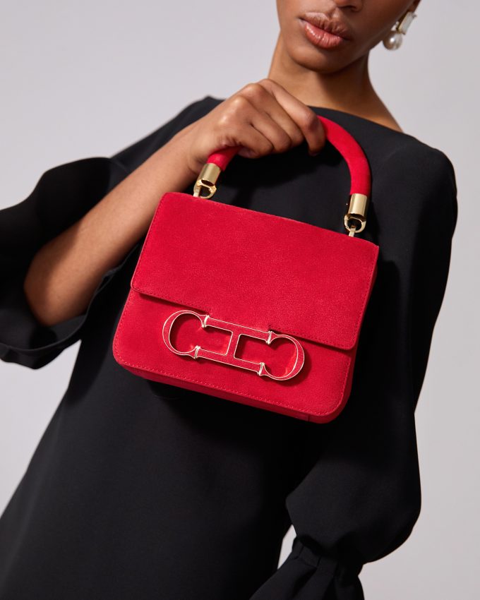 Initials Insignia Top Handle - Medium Handbag