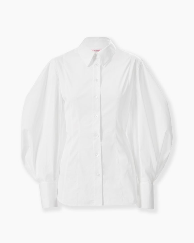 Balloon-Sleeve Shirt