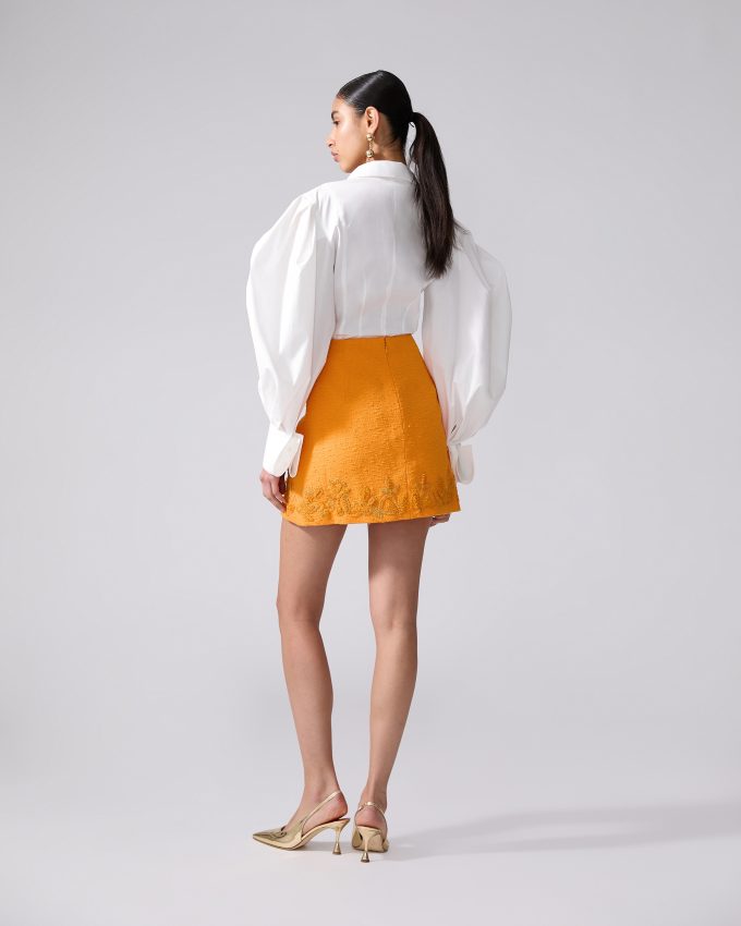 Balloon-Sleeve Shirt