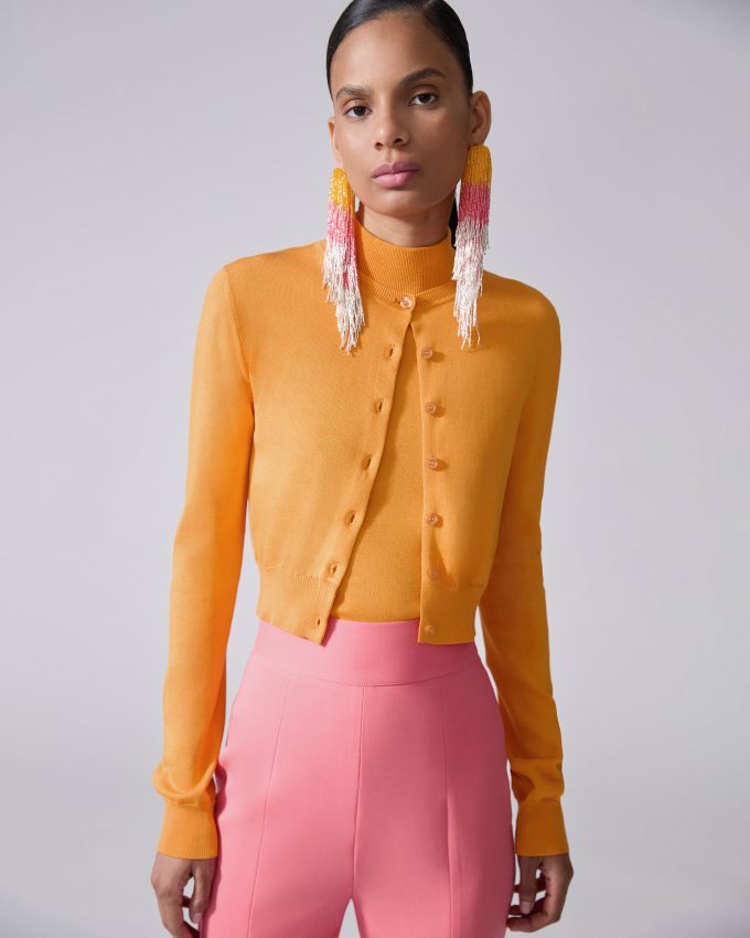 Sleeveless Mock-Neck Top