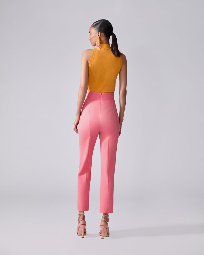 Sleeveless Mock-Neck Top