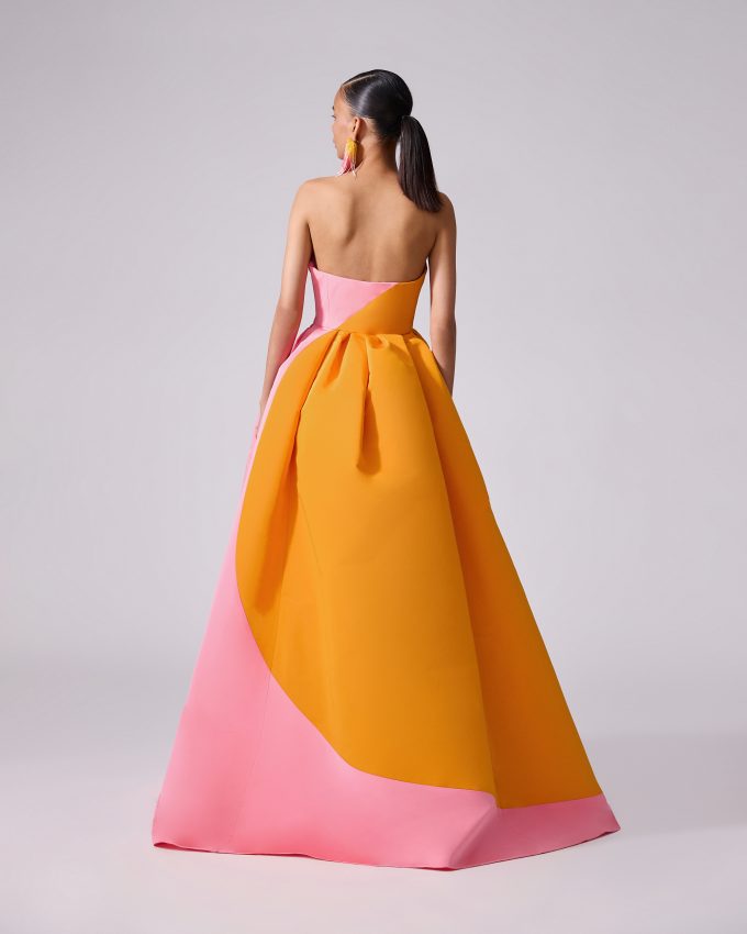 Strapless Circle Ball Gown