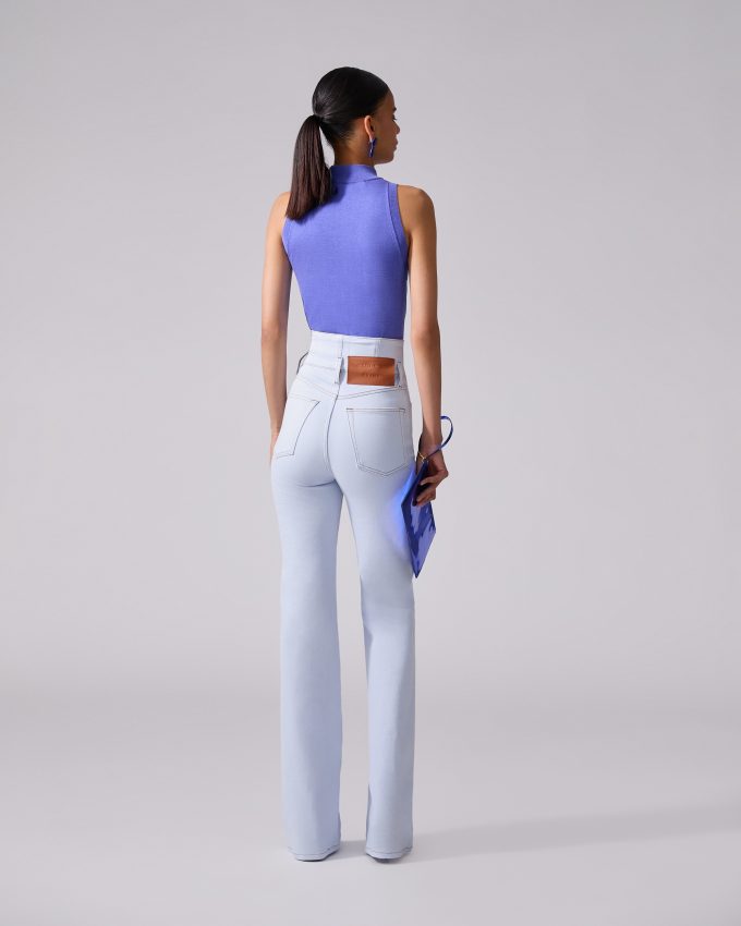 Sleeveless Mock-Neck Top
