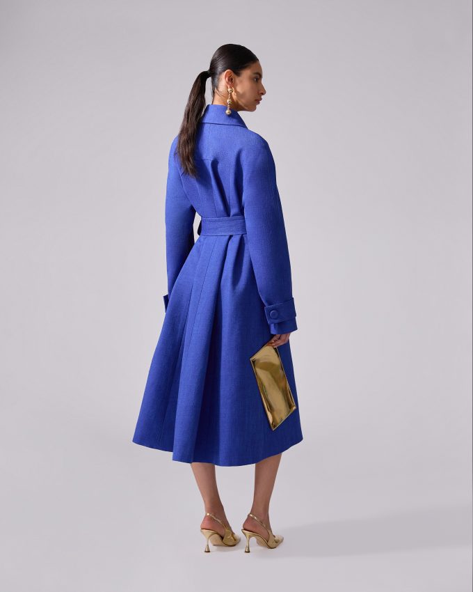 Belted A-Line Coat