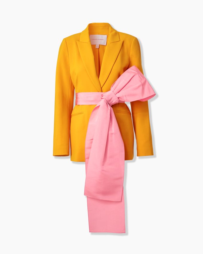 Colorblocked Sash Jacket