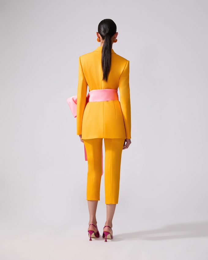 High-Waisted Capri Pants