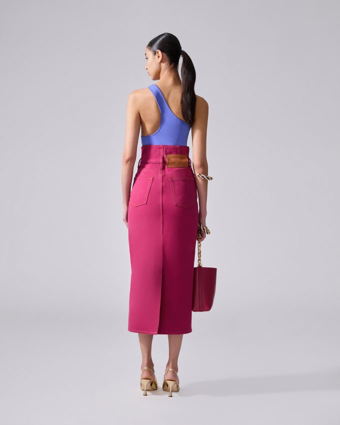 The Denim Midi Skirt