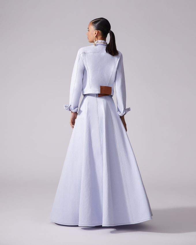 The Denim Ball Skirt