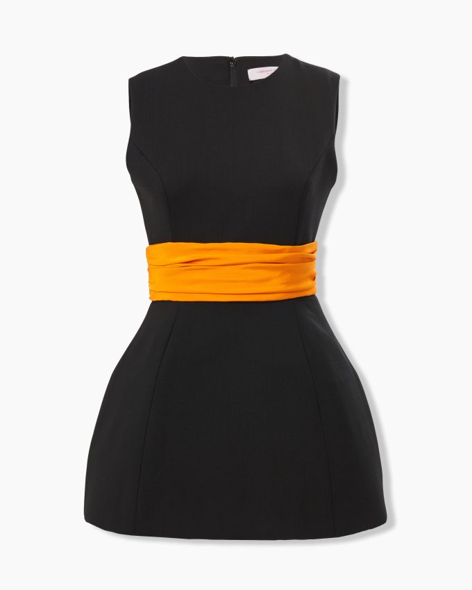 Sleeveless Cummerbund Top