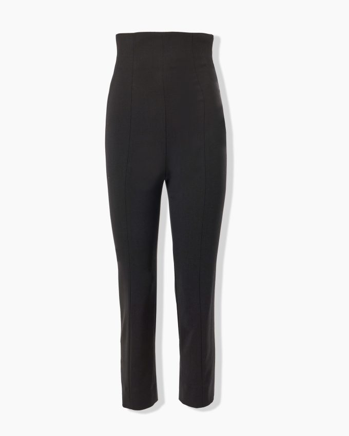 High-Waisted Capri Pants