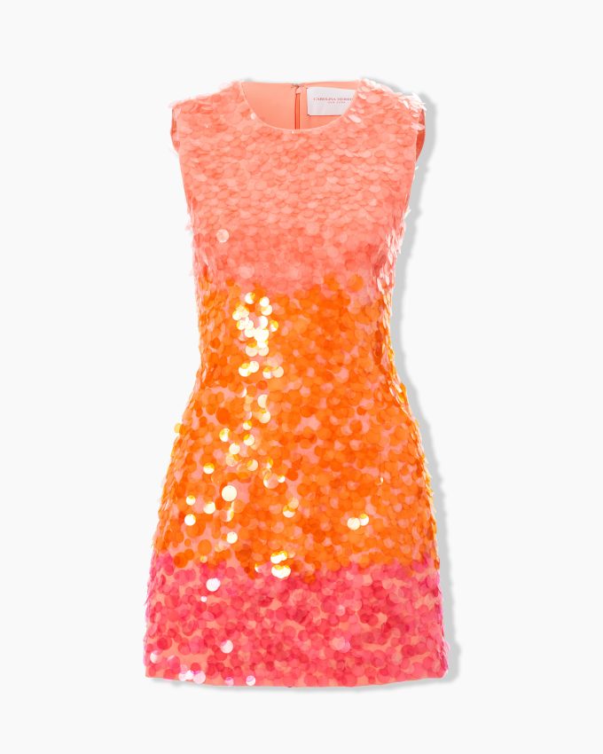 Ombré Paillette Mini Dress
