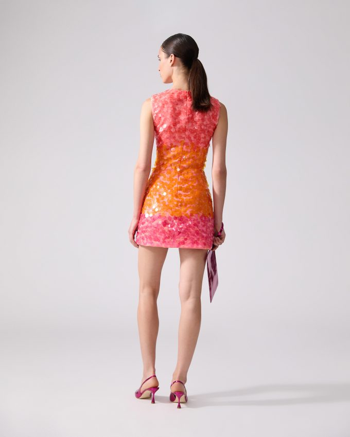 Ombré Paillette Mini Dress