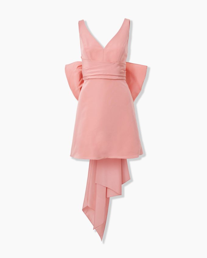 Mini Dress With Back Bow