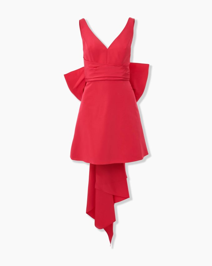 Mini Dress With Back Bow