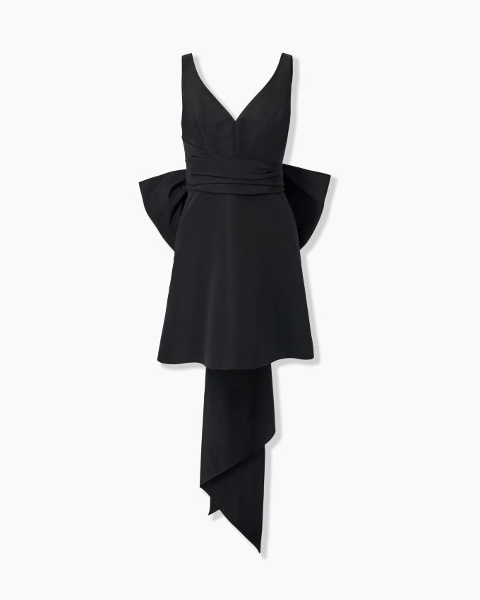 Mini Dress With Back Bow
