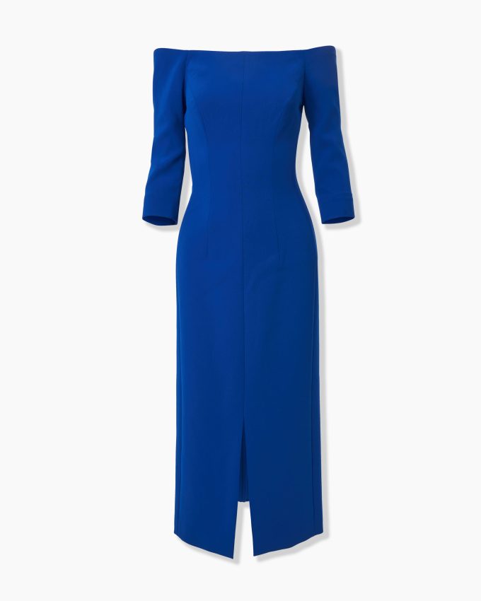 Off-Shoulder Midi Dress