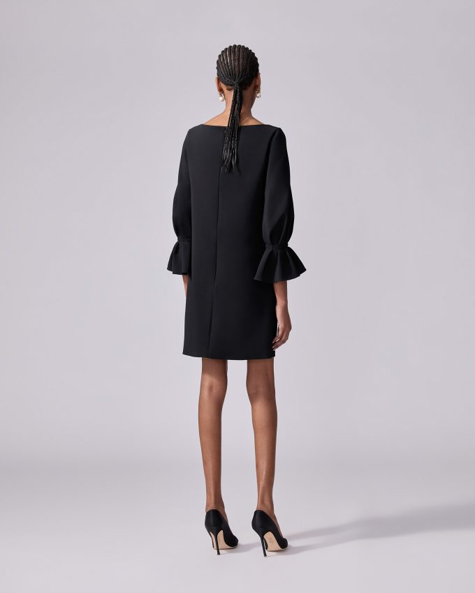 Puff Sleeve Shift Dress