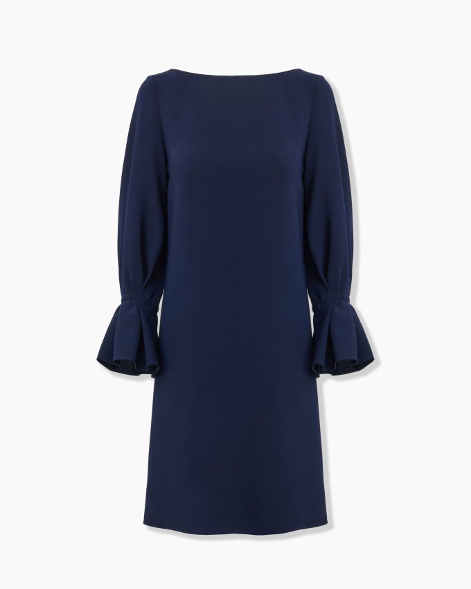 Puff Sleeve Shift Dress