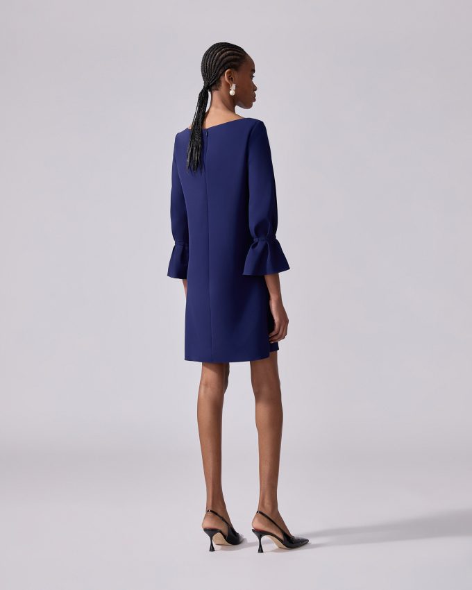 Puff Sleeve Shift Dress
