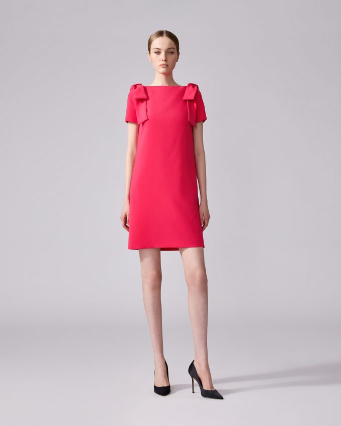 Shift Dress With Bows