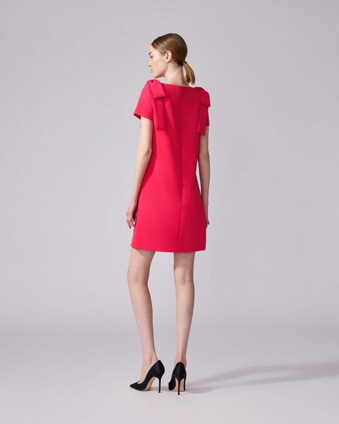 Shift Dress With Bows