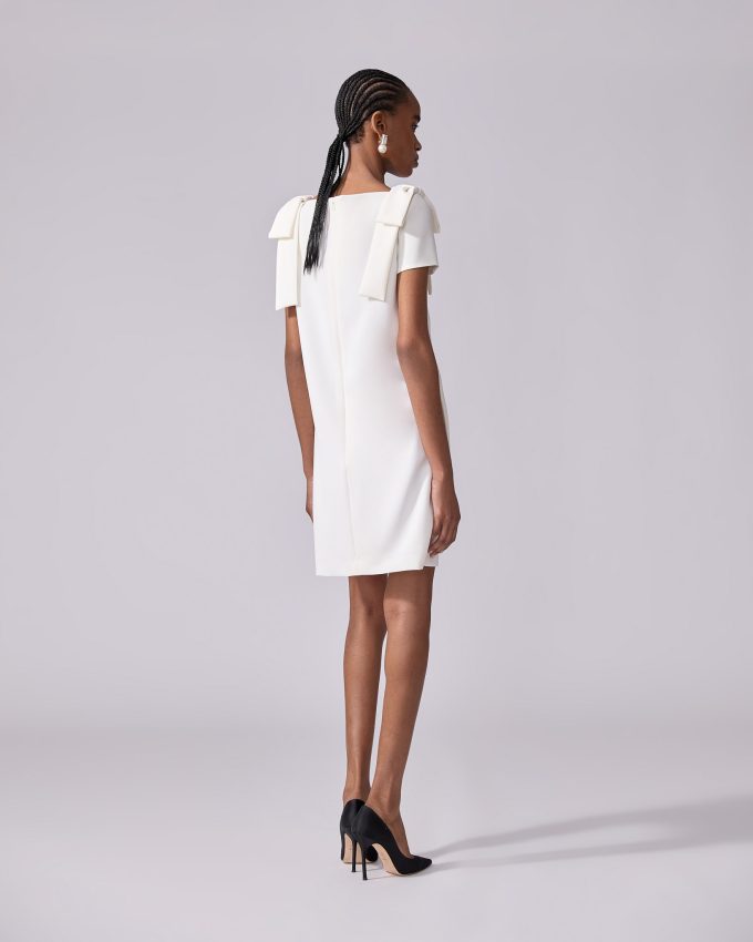 Shift Dress With Bows