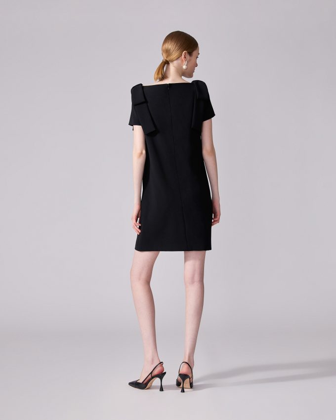 Shift Dress With Bows
