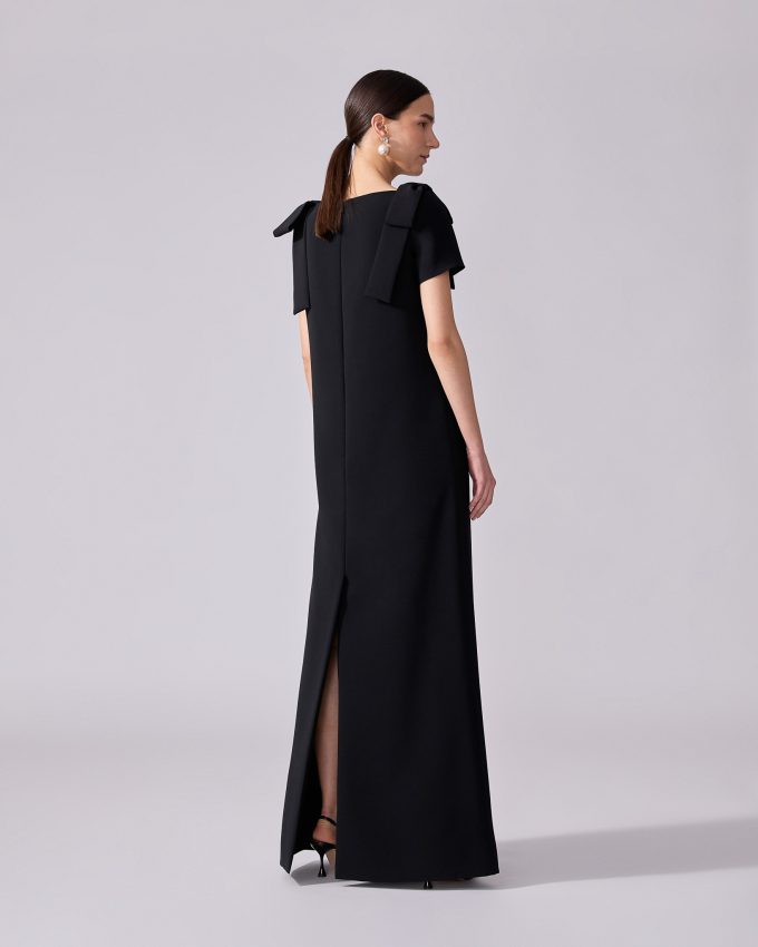 Column Gown with Bows
