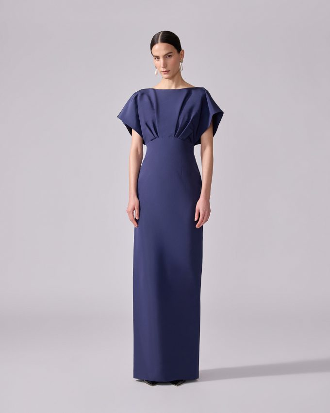 Fan Bodice Gown