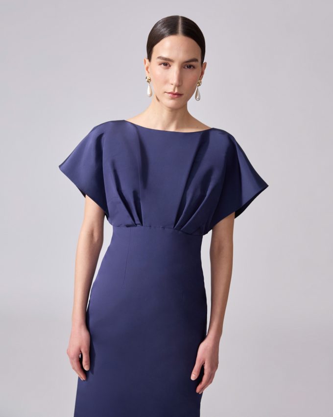 Fan Bodice Gown