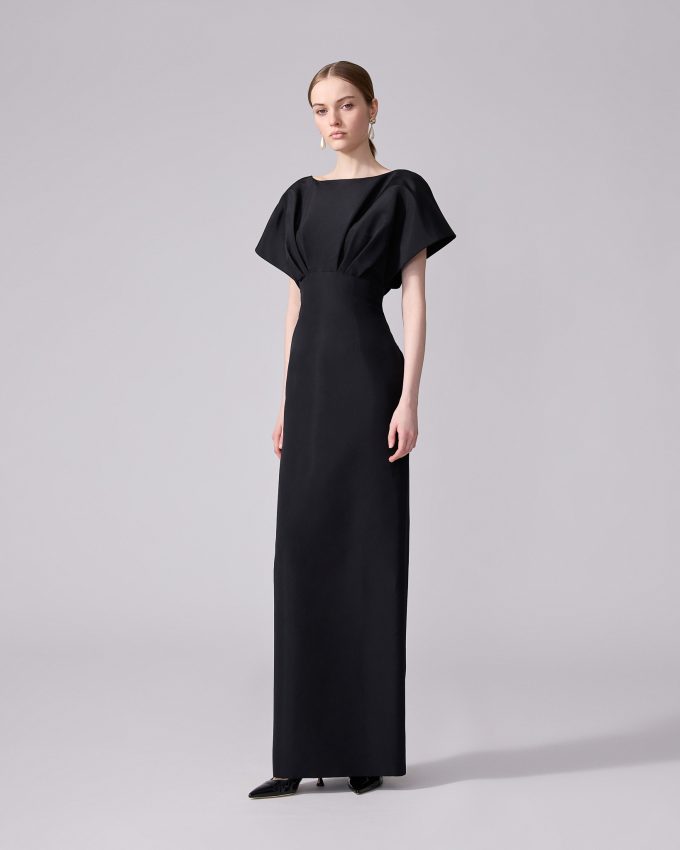 Fan Bodice Gown