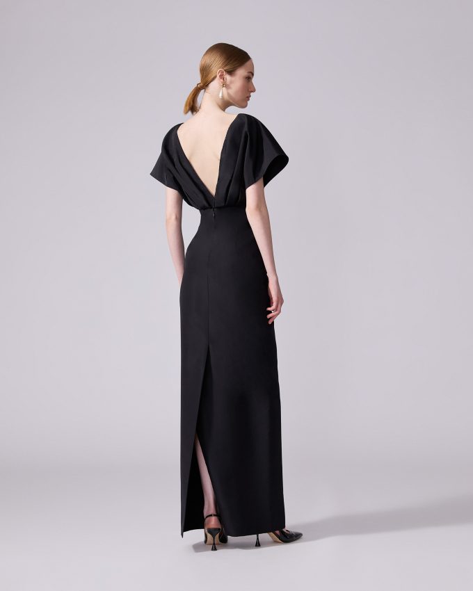 Fan Bodice Gown