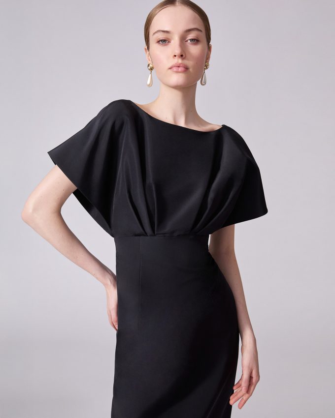 Fan Bodice Gown