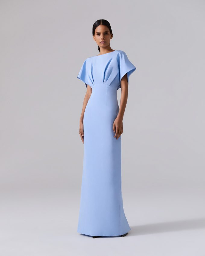 Fan Bodice Gown