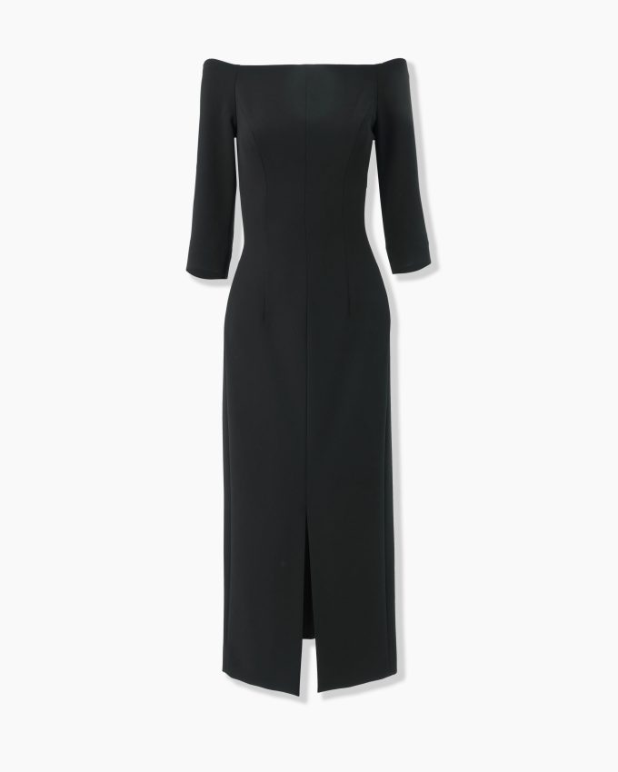 Off-Shoulder Midi Dress