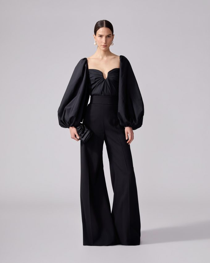 High-Waisted Wide-Leg Pants