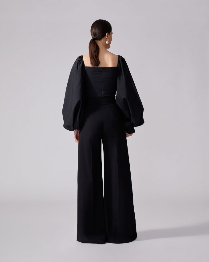 High-Waisted Wide-Leg Pants