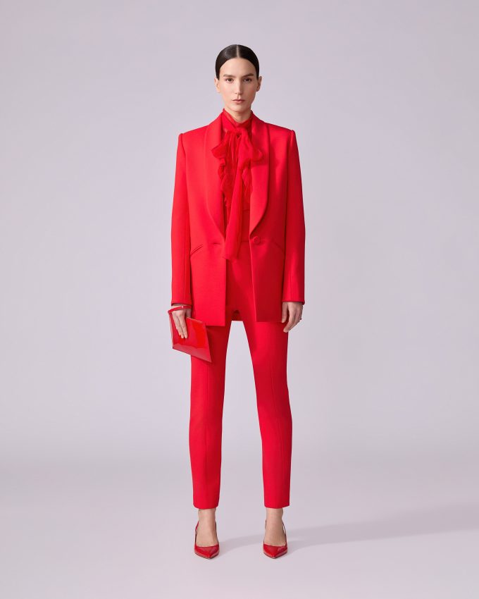 Shawl-Collar Tuxedo Jacket