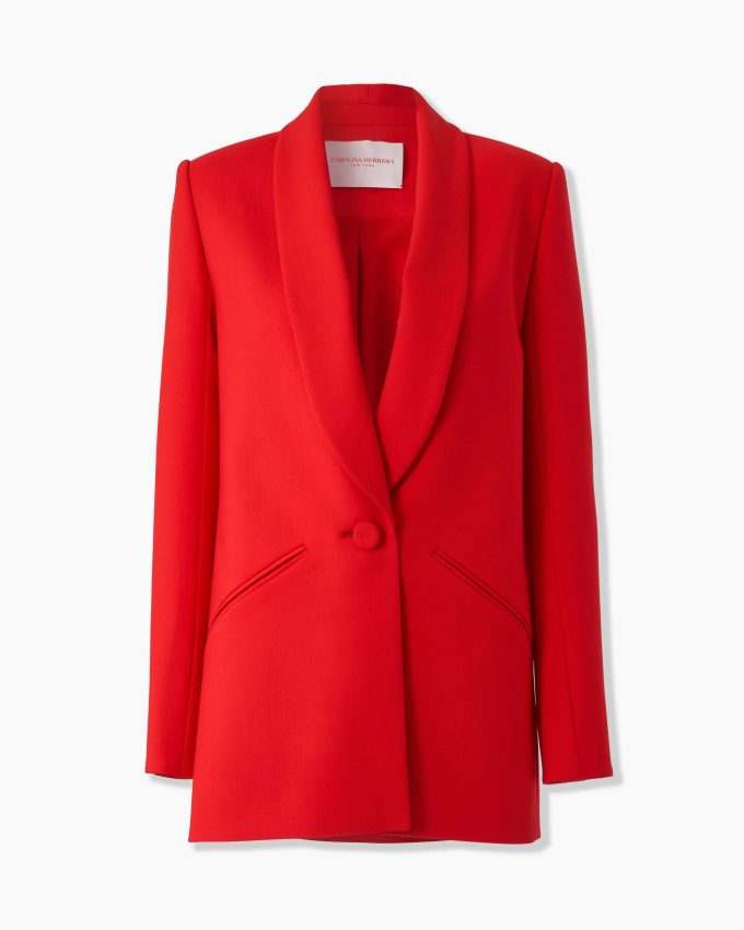 Shawl-Collar Tuxedo Jacket