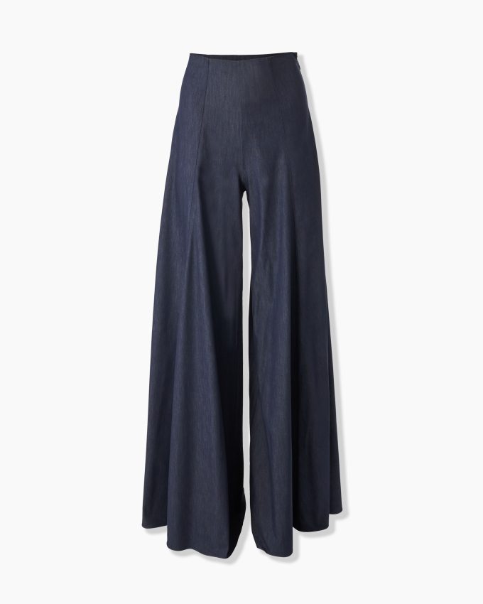 Denim Palazzo Pants