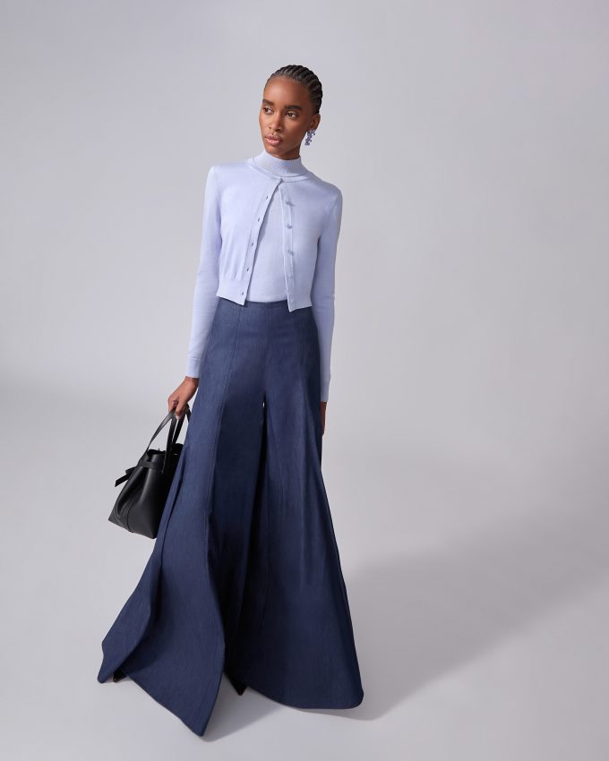 Denim Palazzo Pants