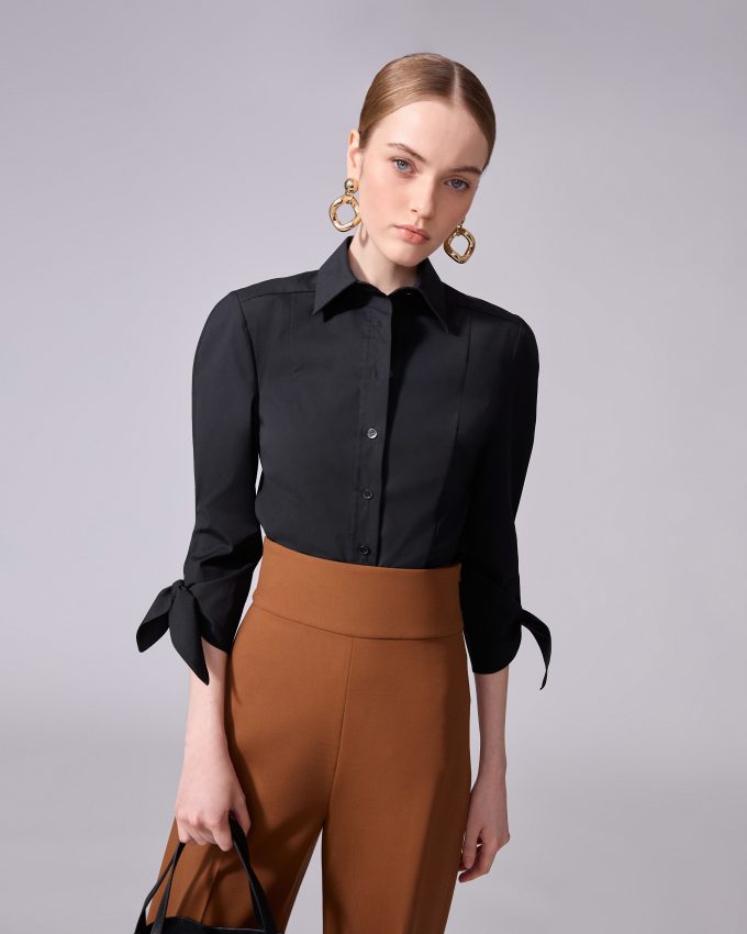 Tie-Sleeve Shirt