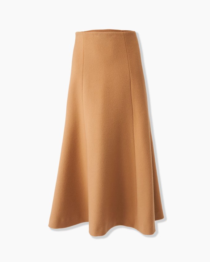 Wool Midi Skirt