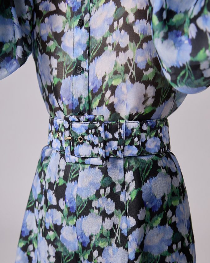 Floral-Print Icon Belt