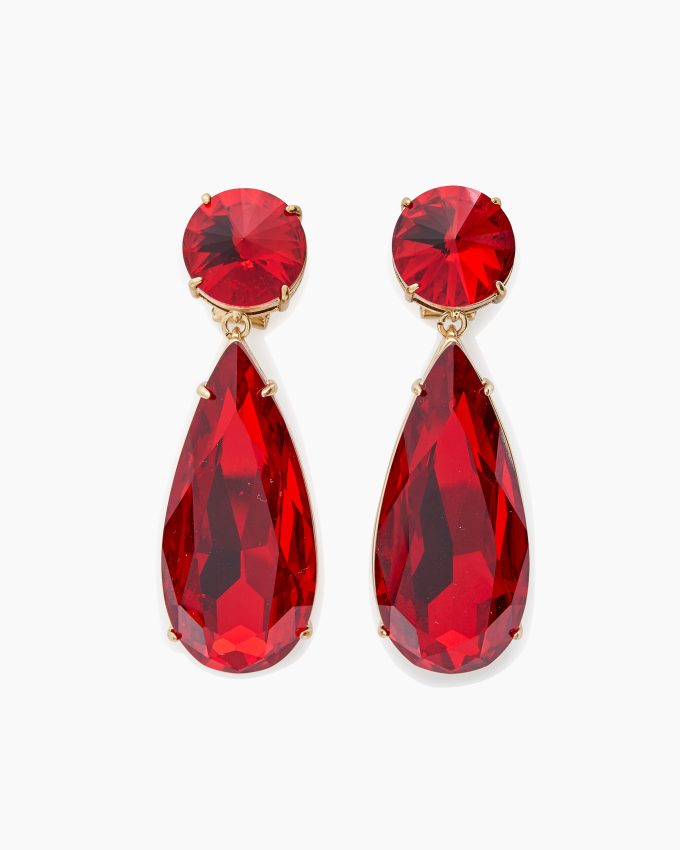 Crystal Teardrop Earrings
