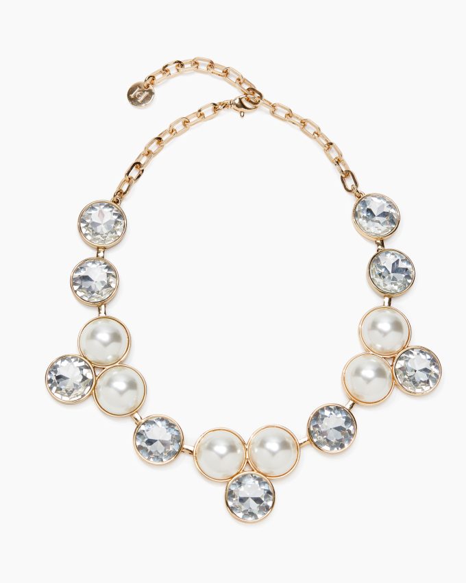 Pearl and Crystal Necklace